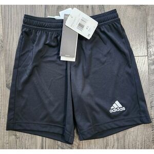 Adidas kids Entrada 22 Shorts Size XS 7/8 Black Drawstring